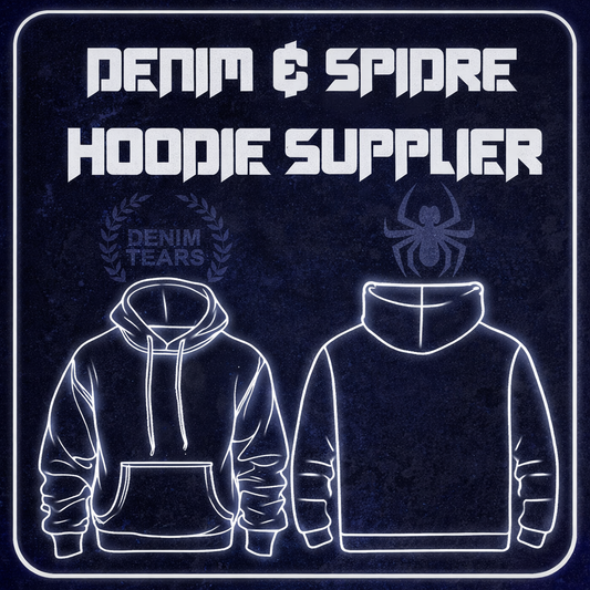 DENIM & SPIDRE HOODIE SUPPLIERS